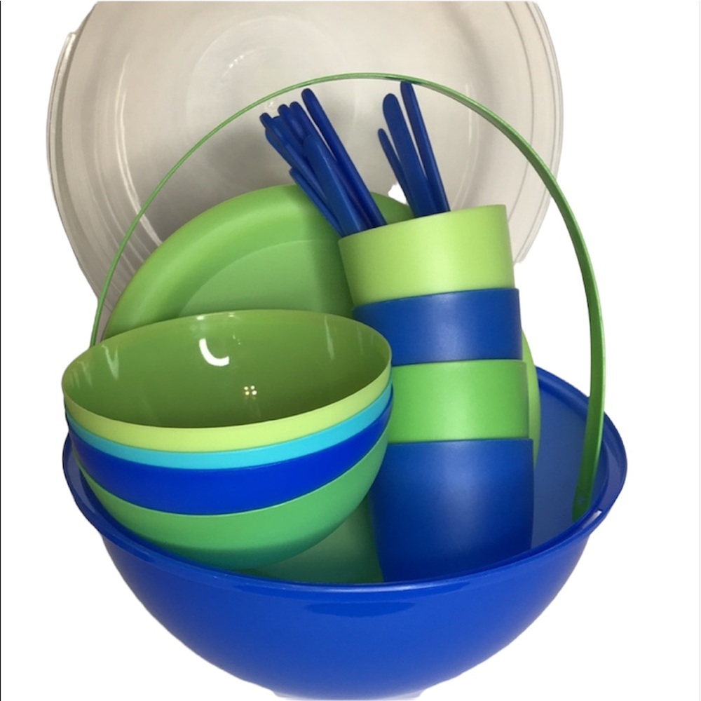 Martha Stewart Picnicware Multicolor Set Complete 26 Piece